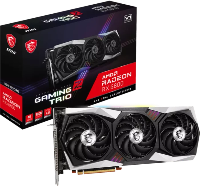 MSI Radeon RX 6800 Gaming Z Trio 16G V1, 16GB GDDR6, HDMI, 3x DP