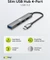 Wentronic goobay Slim 4-Port USB-Hub, 1x USB-A 3.0/3x USB-A 2.0, USB-C 3.0 [Stecker] Vorschaubild