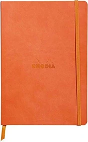 Rhodia Rhodiarama Notizbuch, A5, punktiert, Softcover, tangerine, 80 Blatt