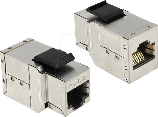 DeLOCK Keystone Modul RJ-45 Buchse via RJ-45 Buchse Cat6a
