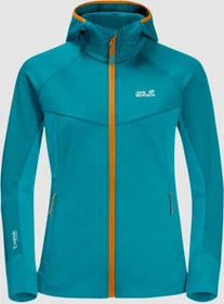 Jack Wolfskin Hydro Grid Fleece Jacke dark cyan (Damen)