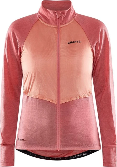 Craft ADV Bike SubZ Wool Trikot langarm pink (Damen)