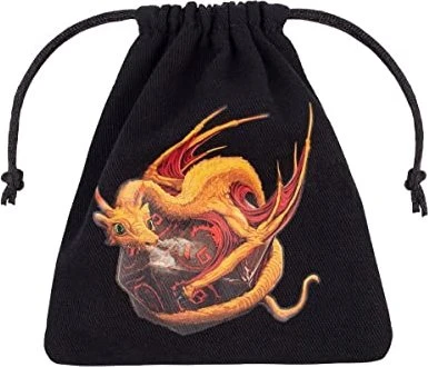 Q-Workshop Würfelbeutel Dragon black & adorable