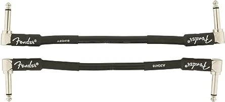 Fender Professional Series Instrument Cable Black 15cm