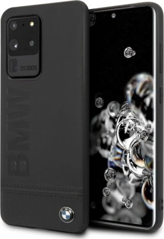 BMW Hard Cover Logo Imprint Signature Collection für Samsung Galaxy S20 Ultra schwarz