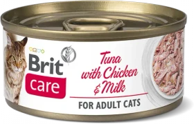 Brit Care, Thunfisch mit Huhn und Milch, 70g