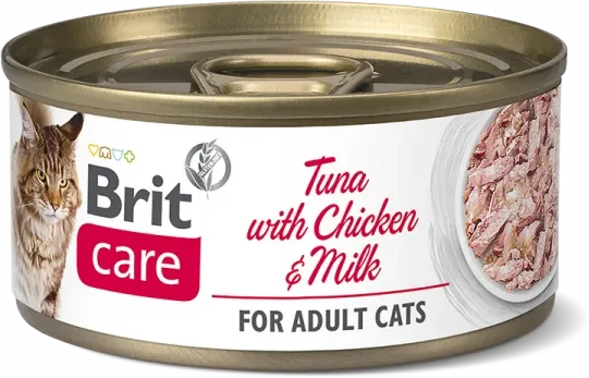 Brit Care, Thunfisch mit Huhn und Milch, 70g