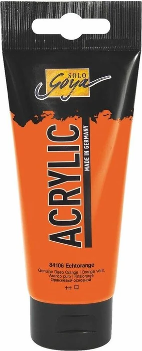 Kreul Solo Goya Acrylic Acrylfarbe, echtorange, 100ml (84106)