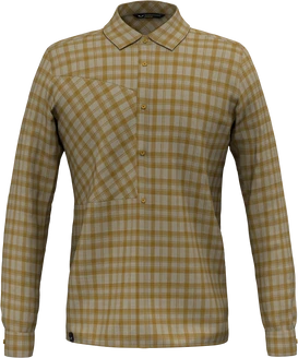 Salewa Fanes Flannel 5 Polarlite Hemd langarm quicksand/golden brown (Herren)