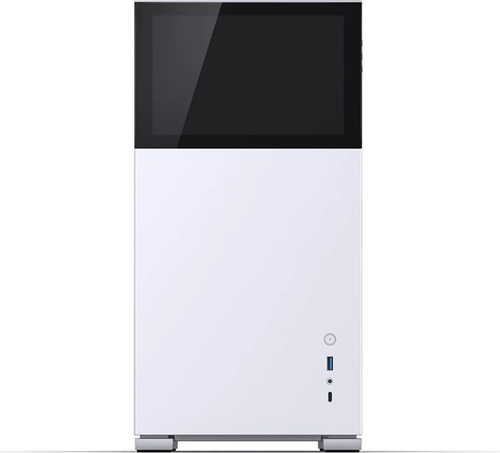 Jonsbo D41 Screen White, weiß, Glasfenster