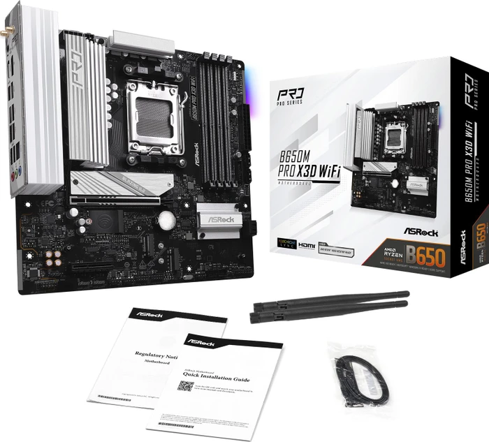 ASRock B650M Pro X3D WiFi (AMD AM5)