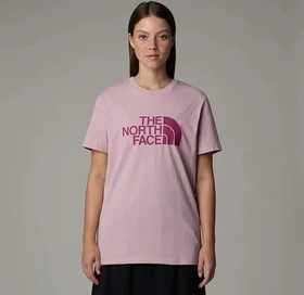 The North Face Easy Relaxed T-Shirt kurzarm metal pink/cyber berry (Damen)