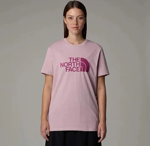The North Face Easy Relaxed T-Shirt kurzarm metal pink/cyber berry (Damen)