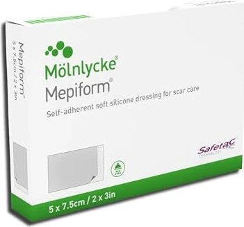 Mölnlycke Mepiform Narbenverband, 5 x 7.5cm, 5 Stück