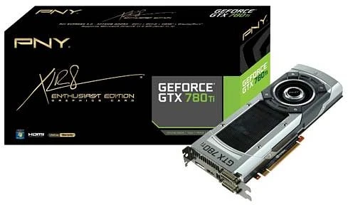 PNY GeForce GTX 780 Ti, 3GB GDDR5, 2x DVI, HDMI, DP
