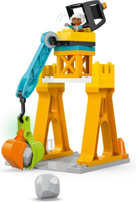 LEGO DUPLO - Baustelle mit Baufahrzeugen 3-in-1-Set