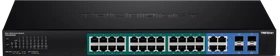 TRENDnet TPE Rackmount Gigabit Smart Switch, 24x RJ-45, 4x RJ-45/SFP, 370W PoE+ (TPE-5028WS)
