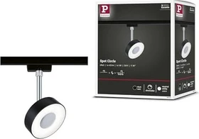 Paulmann URail Circle Schienensystem LED Spot 5W schwarz matt, 1 Stück
