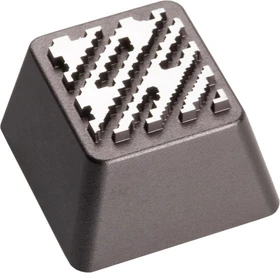 Zomoplus Keycap Battle City Eisfeld, Aluminium, silber/grau, 1 Taste