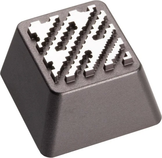 Zomoplus Keycap Battle City Eisfeld, Aluminium, silber/grau, 1 Taste