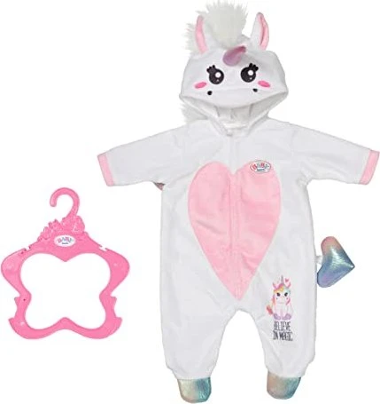 Zapf creation BABY born Mode - Einhorn Kuschelanzug 43cm