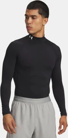Under Armour HeatGear Armour Kompressionsshirt langarm schwarz/weiß (Herren)
