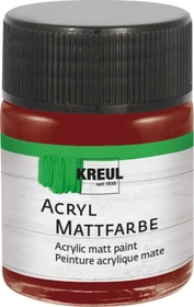 Kreul Acryl Mattfarbe, maron, 50ml