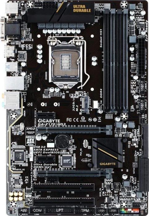 GIGABYTE GA-Z170-HD3 (Intel 1151)