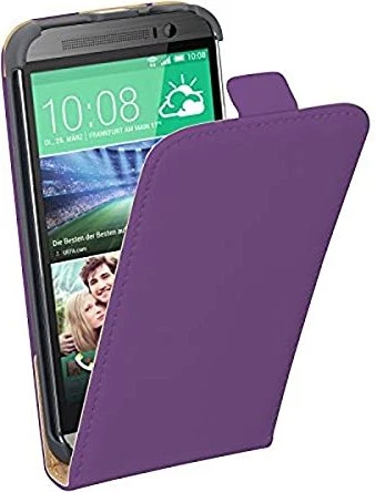 Pedea Flip Cover Premium für HTC One (M8) violett