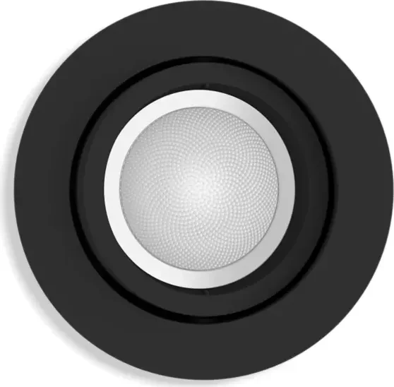 Philips Hue White and Color Ambiance Centura Einbauleuchte rund schwarz