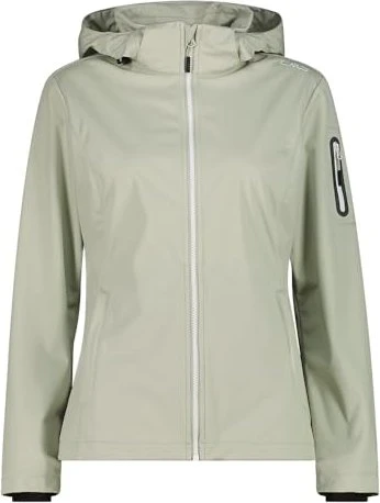 CMP Zip Hood Softshell Funktionsjacke pistacchio (Damen)