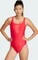 adidas 3-Streifen V-Back Badeanzug pure ruby/lucid red (Damen) Vorschaubild