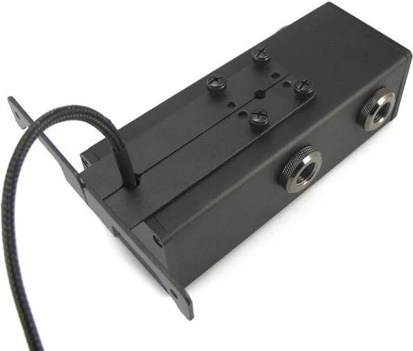 XSPC Ion Reservoir schwarz LED weiß, mit Pumpe