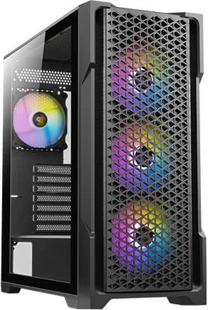 Antec AX90, schwarz, Glasfenster