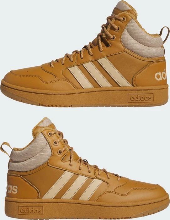adidas Hoops 3.0 Mid Lifestyle Basketball Classic Fur Lining Winterized mesa/magic beige