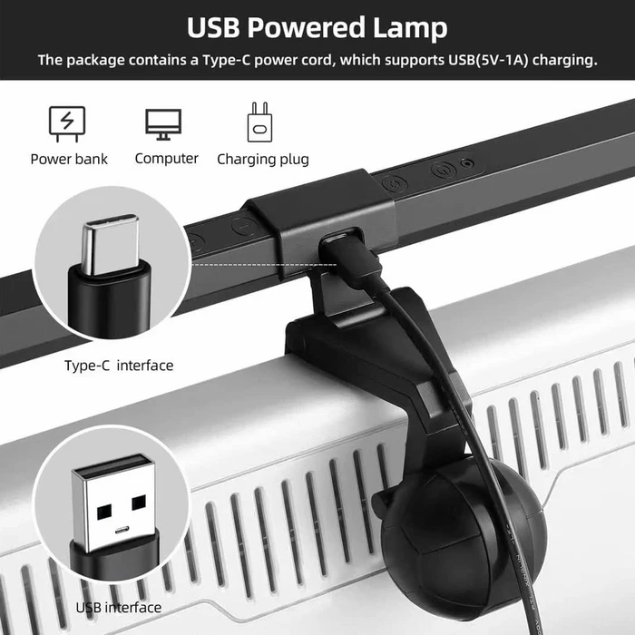 Equip 245450 Monitor USB LED Leuchte mit Touch Steuerung