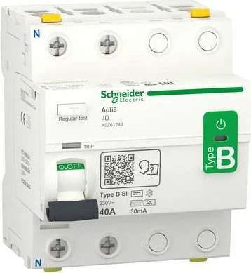 Schneider Electric Fehlerstrom-Schutzschalter Allstromsensitiv iID 2P 40A Typ B-SI 30mA