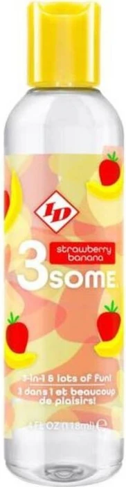 Pipedream 3Some Erdbeer/Banane Gleitgel, 118ml (902796)
