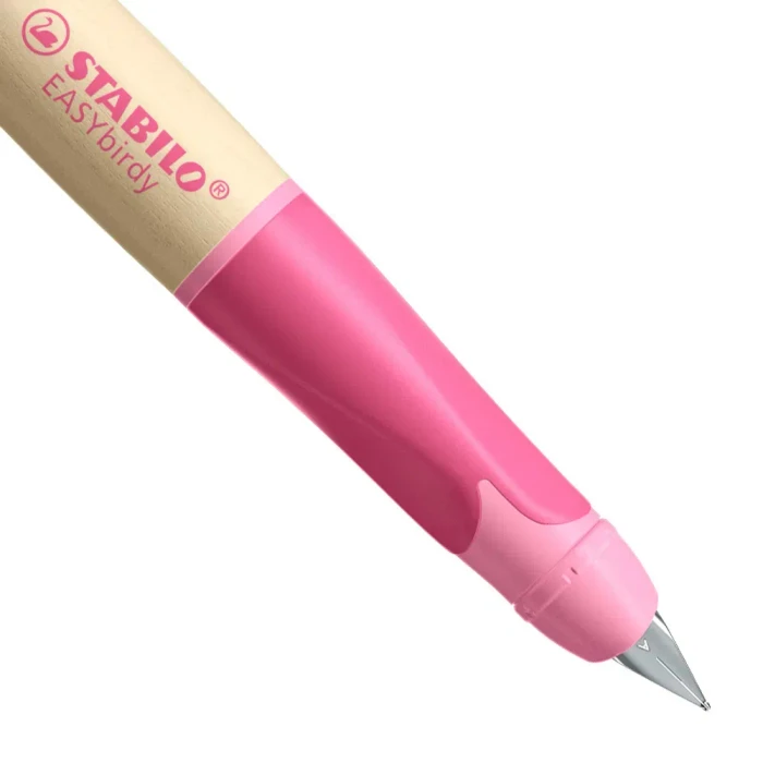STABILO EASYbirdy Timber Ahornholz/pink, linke Hand, Anfänger