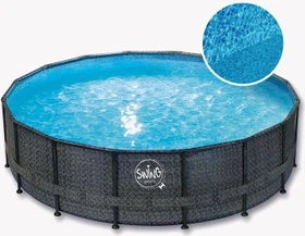 Mountfield Elite Doppelrattan Frame Pool rund 549x122cm