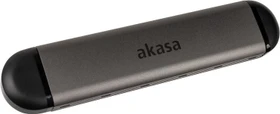 Akasa M.2 NVMe SSD Aluminium Enclosure, USB-C 3.1/USB-A 3.1 (AK-ENU3M2-04)