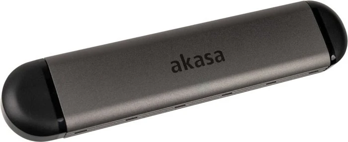 Akasa M.2 NVMe SSD Aluminium Enclosure, USB-C 3.1/USB-A 3.1