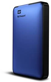 Western Digital WD My Passport blau 1TB, USB 3.0 Micro-B