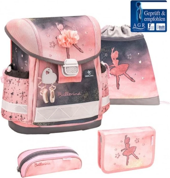 Belmil Classy Ballerina Schultaschen-Set, 4-tlg.