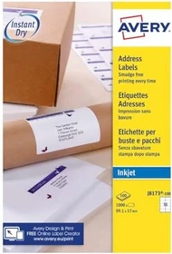 Avery-Zweckform Etiketten Sonderformat, 64x45mm, weiß, 25 Blatt (450 Etiketten)