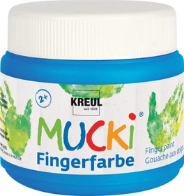 Kreul Mucki Fingerfarbe, blau, 150ml