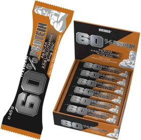 Weider 60% Protein Bar Salted Peanut Caramel 1.08kg (24x 45g)