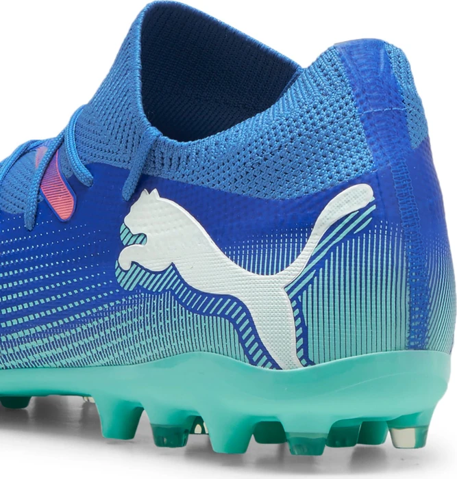Puma Future 7 Match MG bluemazing/puma white/electric peppermint (Herren)