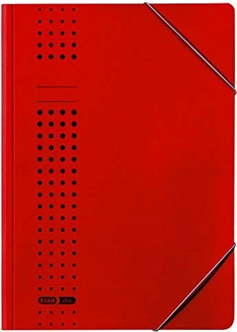 Elba Chic Sammelmappe mit Eckspanner, A4, rot, 25er-Pack