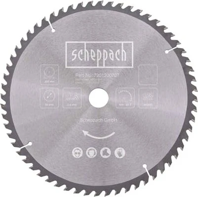 Scheppach HW Kreissägeblatt 60Z, 305x1.8x30mm, 1 Stück